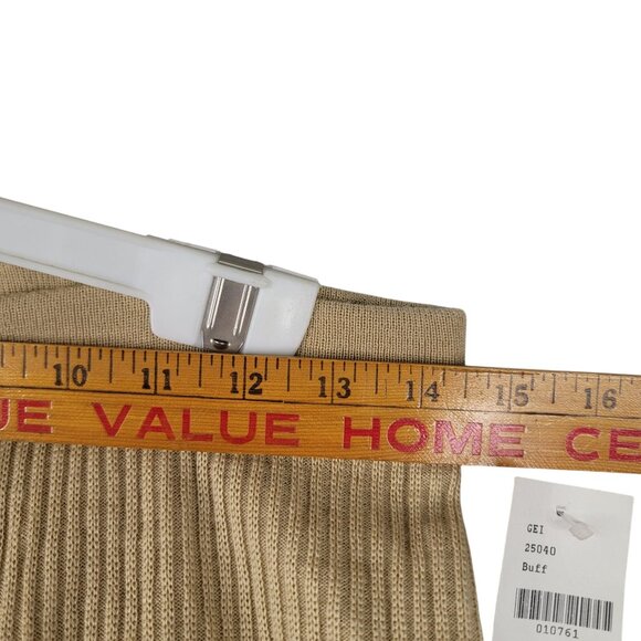 Geiger Ribbed Wool Pants Buff Size US 8 Made In Austria Pure New Wool Deadstock - Picture 11 of 11